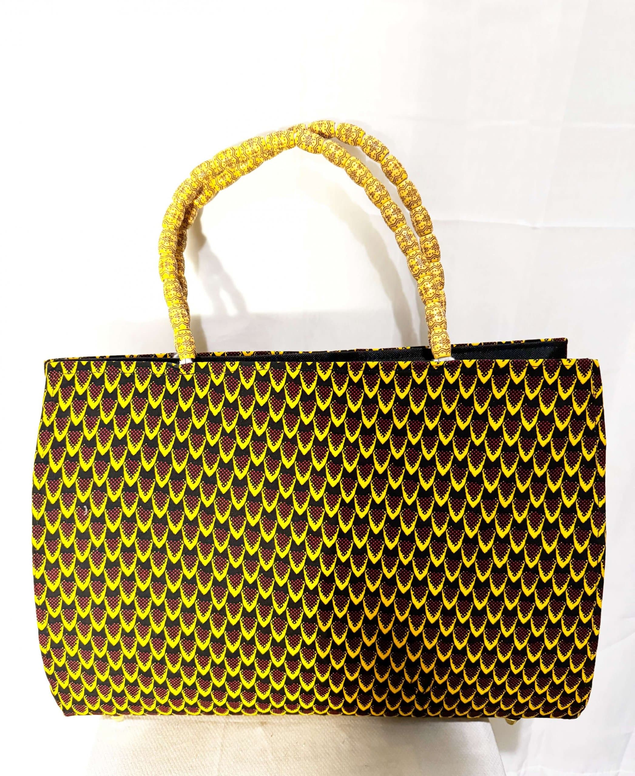 Dondon Fabric Yellow/brown