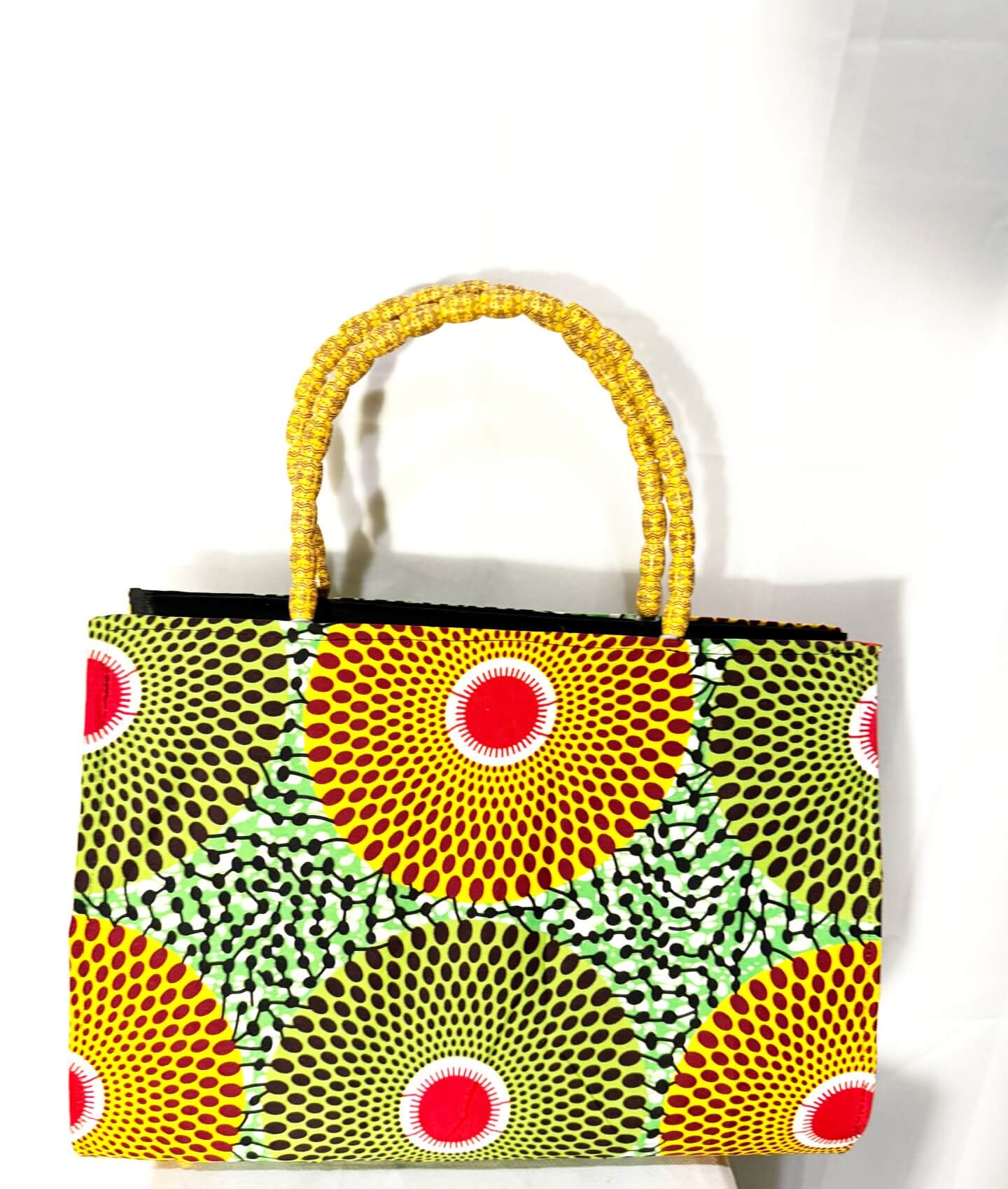 Dondon Fabric Green/yellow/maroon