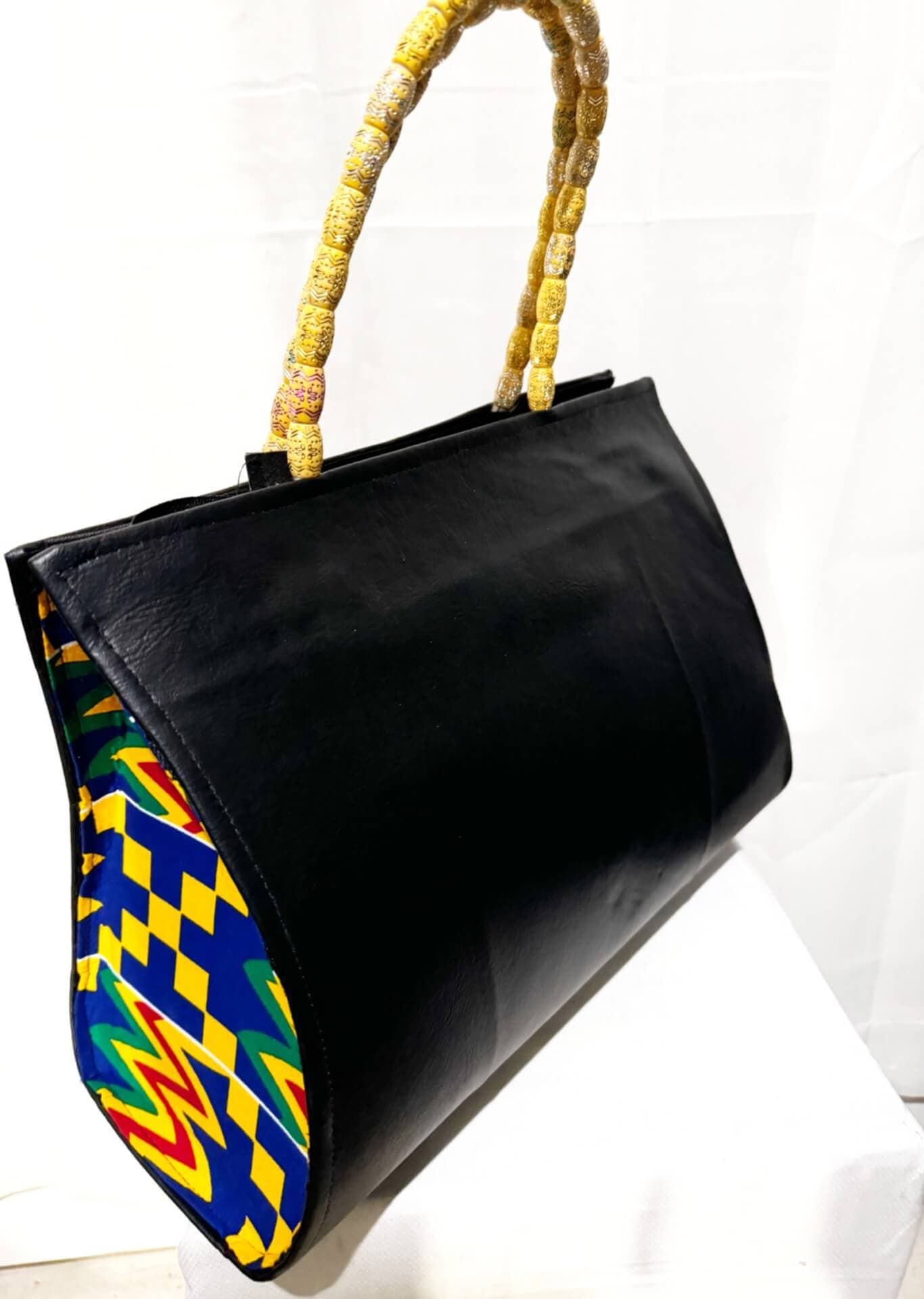 Dondon Leather Black/yellow/green/blue alternate view