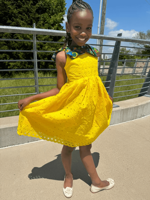Bow Print Gown