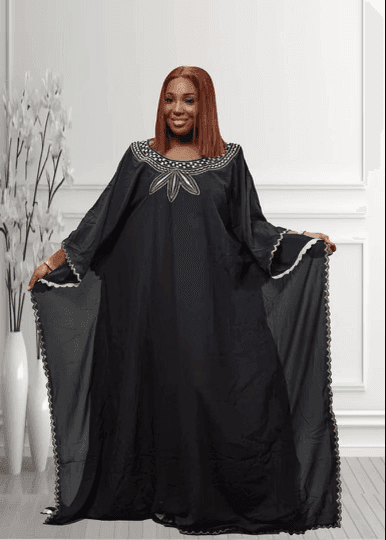 Butterfly loose dress Black alternate view