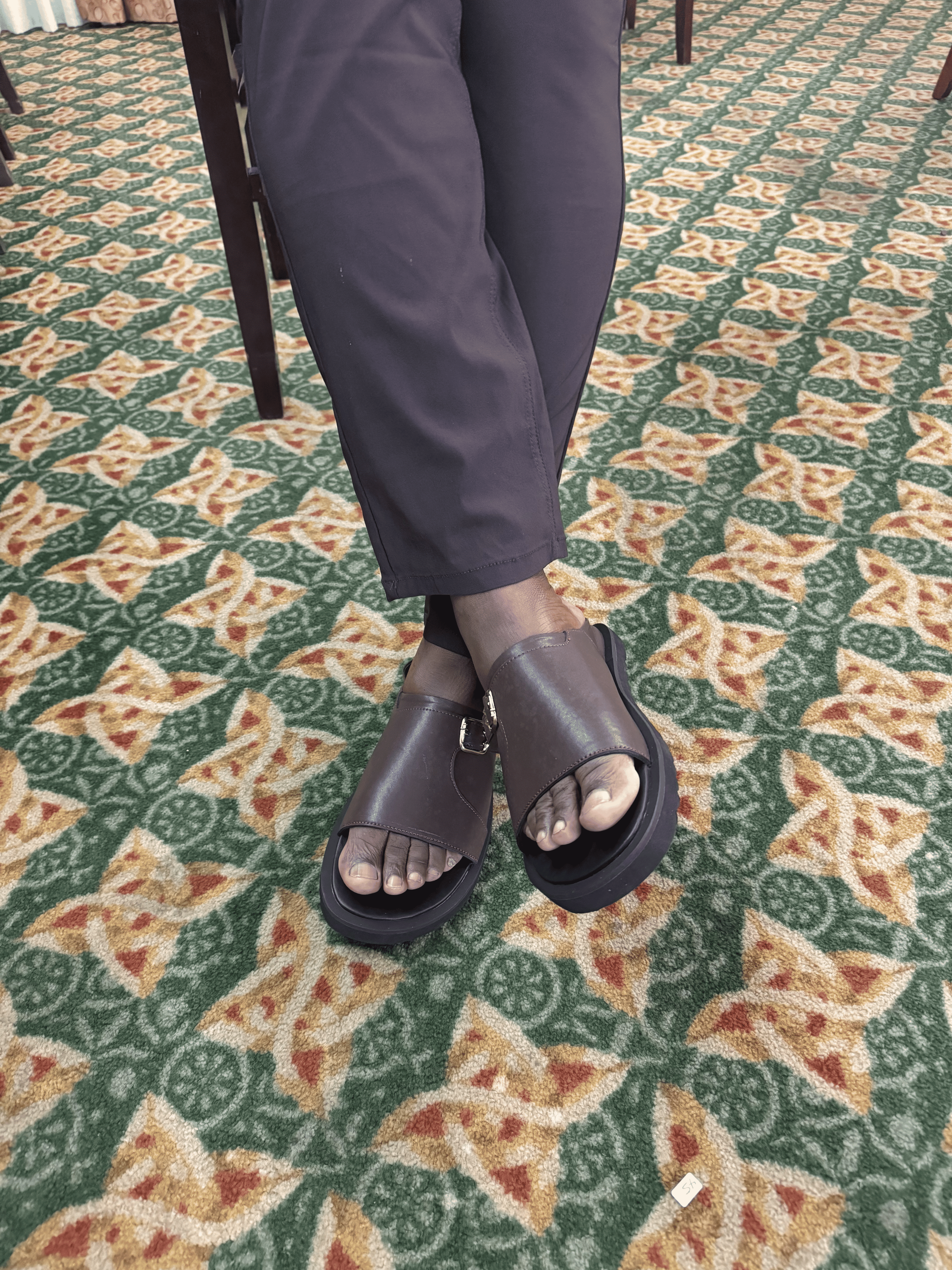 Afrik Slip – On Sandals Brown alternate view