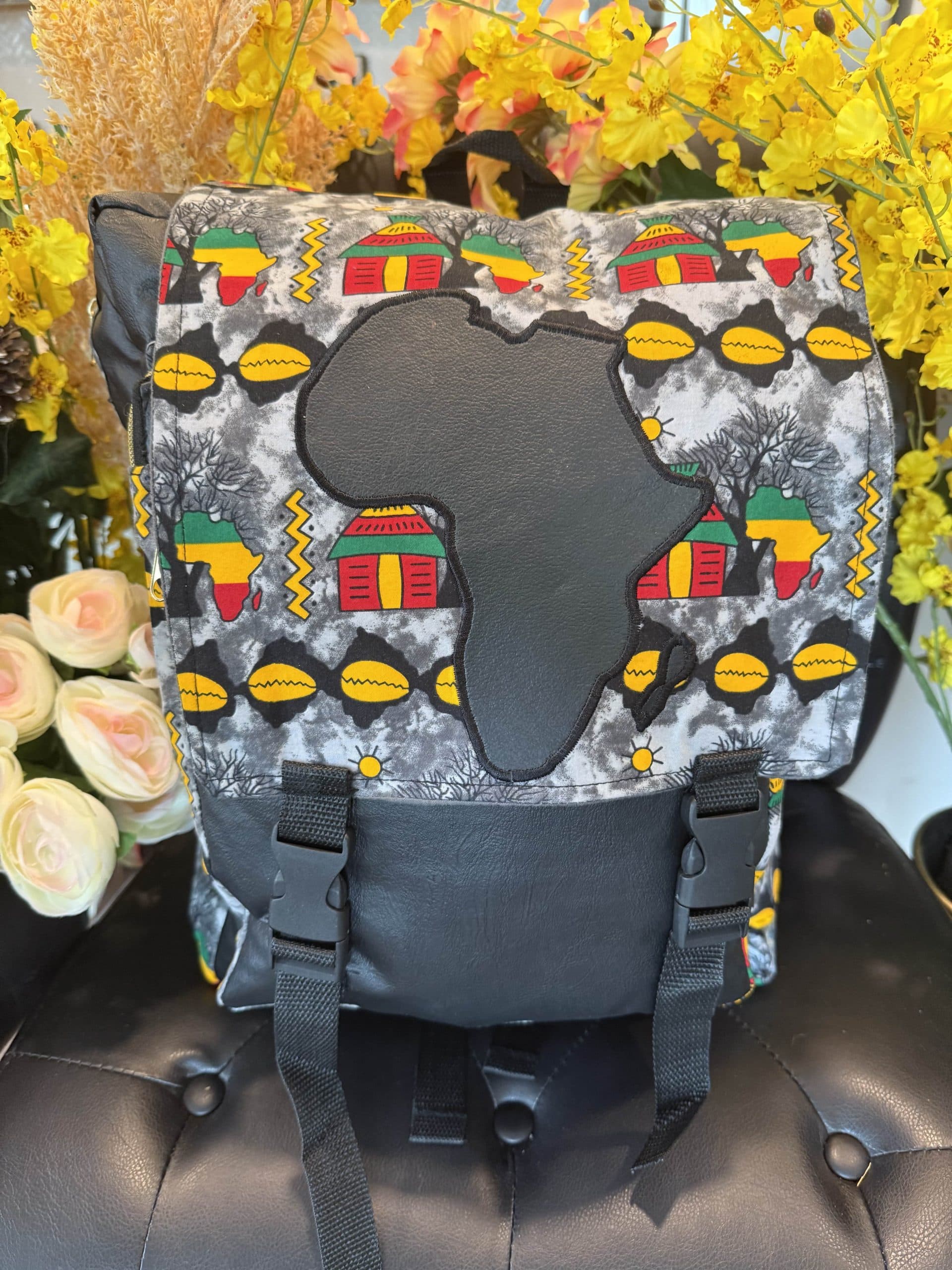 Ghanian Plade Green/Black/yellow