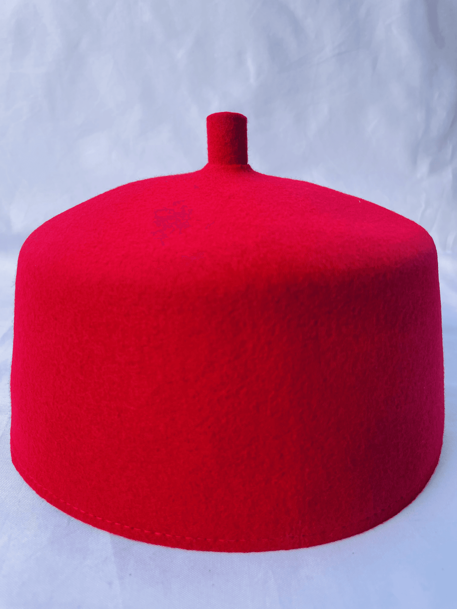 Red Wool Igbo Hat
