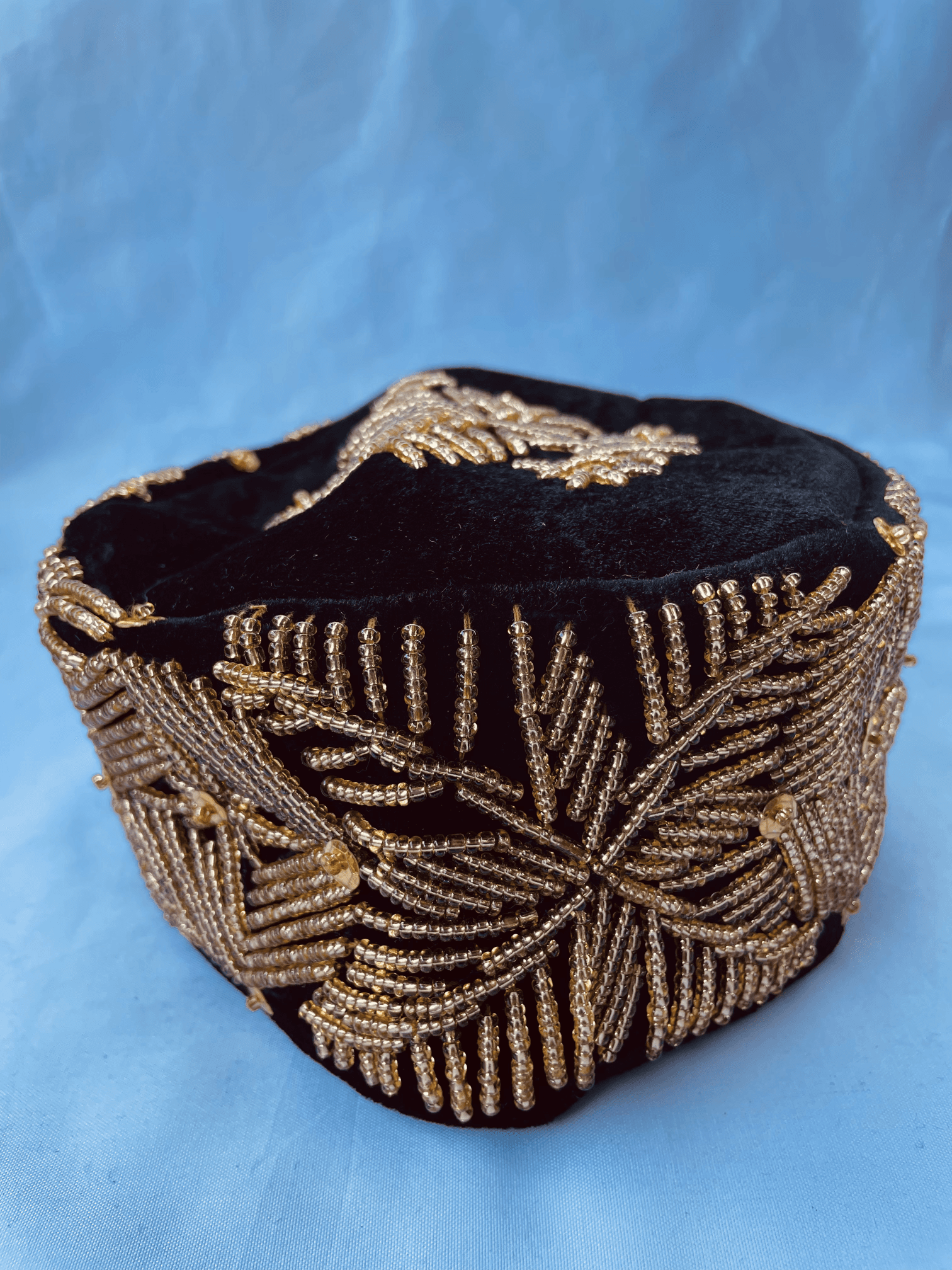 Rivers Africa Hat with Embroidery Black/Gold